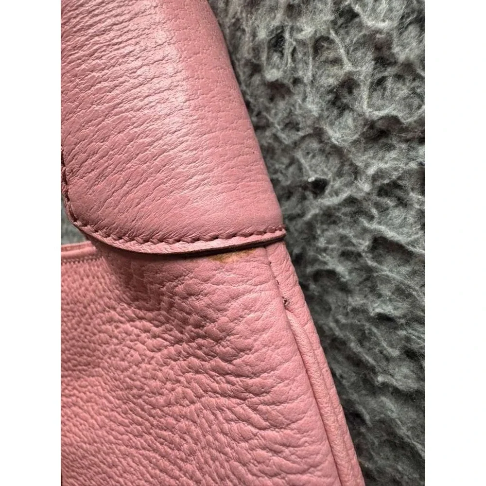 Gucci‎ Women's Pebbled Leather Jackie Small Hobo Medium Shoulder Bag Pink - Picture 5 of 13